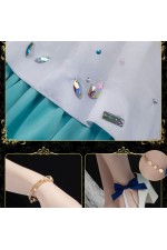 2XXT Cosplay Uma Musume Pretty Derby Vivlos Bride Wedding Formal Dress Cosplay Costume